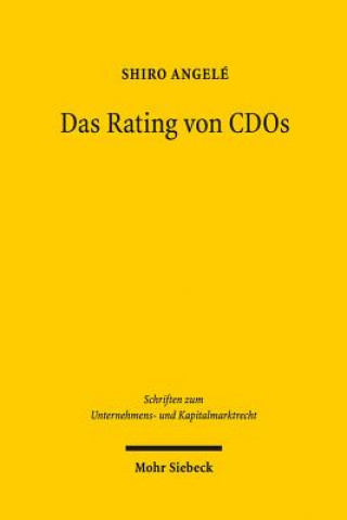 Könyv Das Rating von CDOs Shiro Angelé