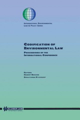 Kniha Codification of Environmental Law Hubert Bocken