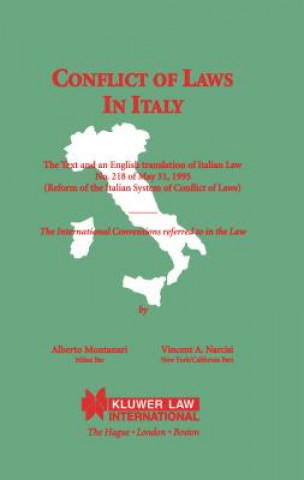 Knjiga Conflict of Laws in Italy Alberto Montanari