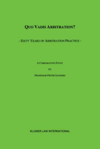 Kniha Quo Vadis Arbitration? Pieter Sanders