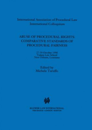 Könyv Abuse of Procedural Rights: Comparative Standards of Procedural Fairness Michele Taruffo