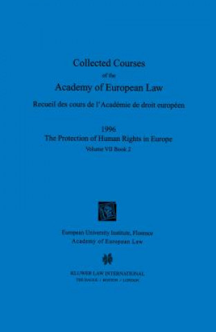 Książka Collected Courses of the Academy of European Law 1996 vol. VII - 2 Academy of European Law