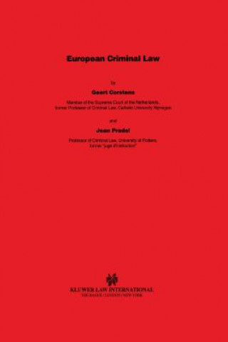 Книга European Criminal Law Geert Corstens