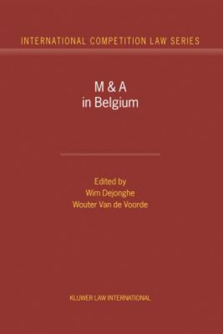 Könyv M&A in Belgium Wim Dejonghe