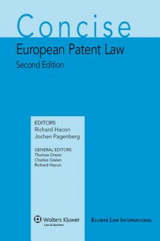 Könyv Concise European Patent Law Richard Hacon