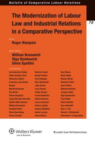Kniha Modernization of Labour Law and Industrial Relations in a Comparative Perspective Roger Blanpain