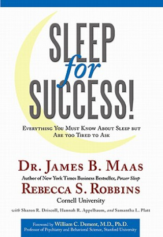 Książka Sleep for Success James B. Maas