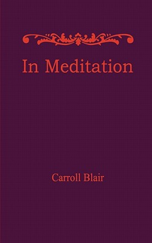 Book In Meditation Carroll Blair