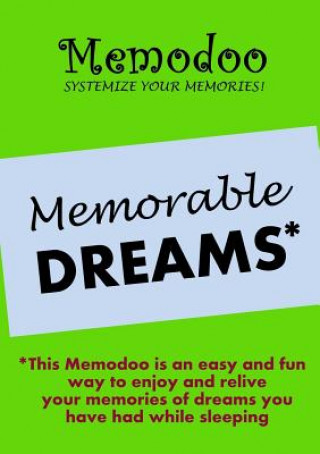 Kniha Memodoo Memorable Dreams Memodoo