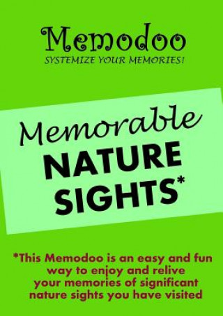 Carte Memodoo Memorable Nature Sights Memodoo