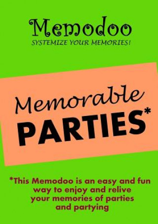 Boek Memodoo Memorable Parties Memodoo