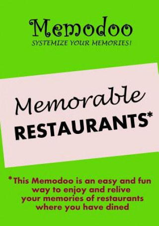 Boek Memodoo Memorable Restaurants Memodoo