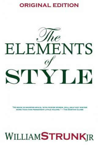 Kniha Elements of Style William Jr Strunk