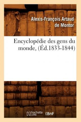 Carte Encyclopedie Des Gens Du Monde, (Ed.1833-1844) Sans Auteur