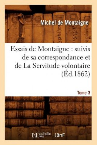 Książka Essais de Montaigne Michel Montaigne
