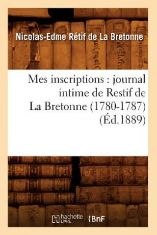 Carte Mes inscriptions Nicolas-Edme Retif De La Bretonne
