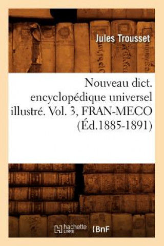 Carte Nouveau Dict. Encyclopedique Universel Illustre. Vol. 3, Fran-Meco (Ed.1885-1891) Sans Auteur