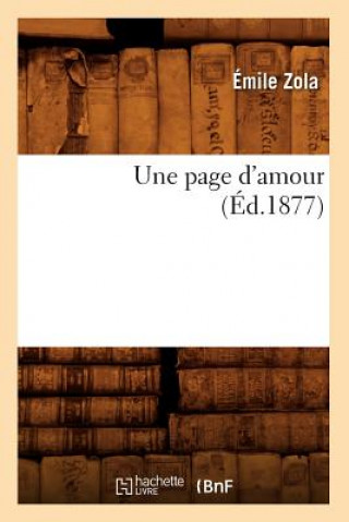 Book Une Page d'Amour (Ed.1877) Emile Zola