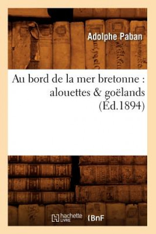 Livre Au Bord de la Mer Bretonne: Alouettes & Goelands (Ed.1894) Adolphe Paban