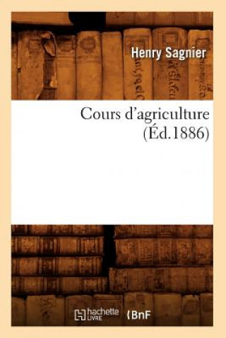 Carte Cours d'Agriculture (Ed.1886) Henry Sagnier