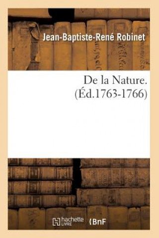 Książka de la Nature. (Ed.1763-1766) Jean-Baptiste-Rene Robinet