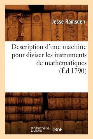 Carte Description d'une machine pour diviser les instruments de mathematiques, (Ed.1790) Jesse Ramsden