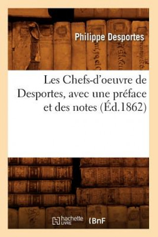 Carte Les Chefs-d'Oeuvre de Desportes, Avec Une Preface Et Des Notes (Ed.1862) Philippe Desportes