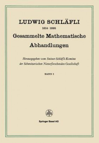 Buch Gesammelte Mathematische Abhandlungen Ludwig Schlafli