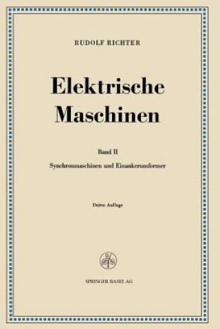 Buch Elektrische Maschinen Rudolf Richter