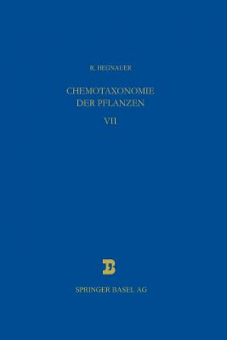 Βιβλίο Chemotaxonomie Der Pflanzen R Hegnauer