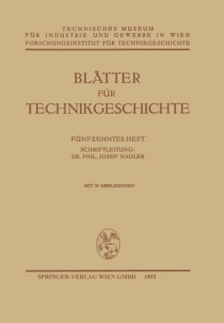 Carte Blatter Fur Technikgeschichte Josef Nagler