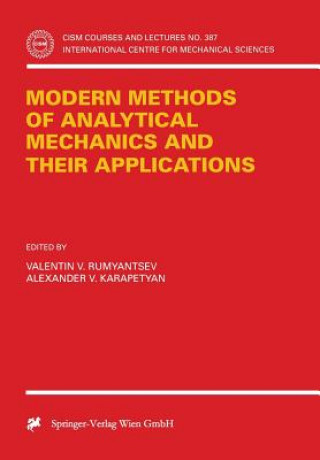 Knjiga Modern Methods of Analytical Mechanics and their Applications Valentin V. Rumyantsev