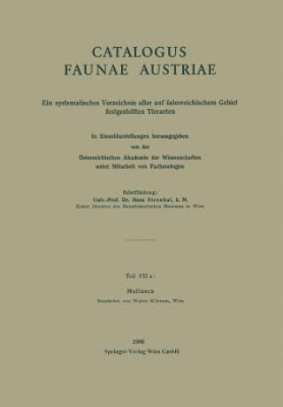 Libro Mollusca Walter Klemm