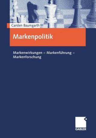 Книга Markenpolitik Carsten Baumgarth