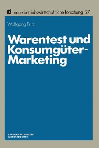 Kniha Warentest Und Konsumguter-Marketing Fritz