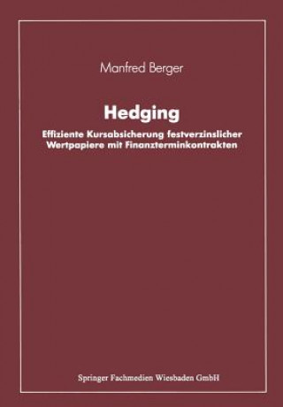 Könyv Hedging Berger