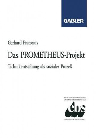 Knjiga Das Prometheus-Projekt Gerhard Prätorius