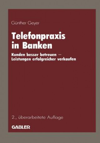 Książka Telefonpraxis in Banken Gunther Geyer