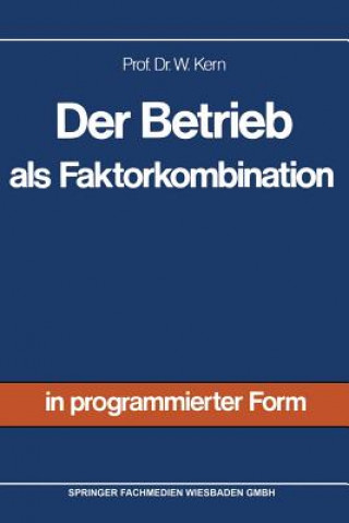 Carte Betrieb ALS Faktorkombination Werner Kern