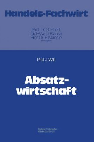 Kniha Absatzwirtschaft Witt