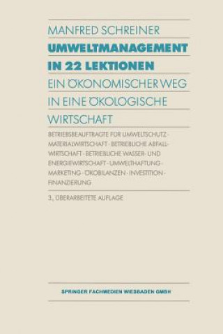 Carte Umweltmanagement in 22 Lektionen Manfred Schreiner
