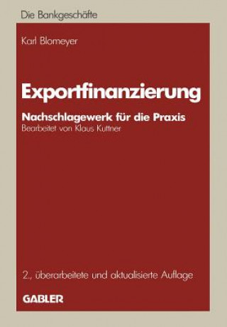 Buch Exportfinanzierung Karl Blomeyer