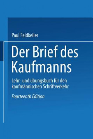 Könyv Der Brief Des Kaufmanns Paul Feldkeller