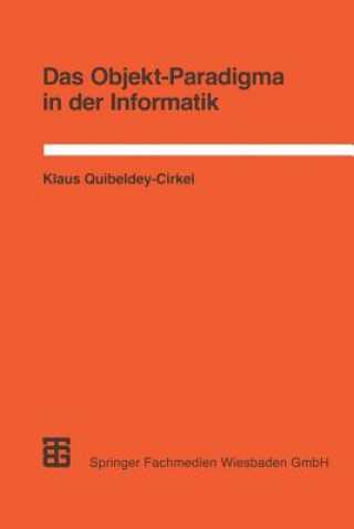 Книга Objekt-Paradigma in Der Informatik 