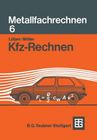 Kniha Kfz-Rechnen Manfred Müller