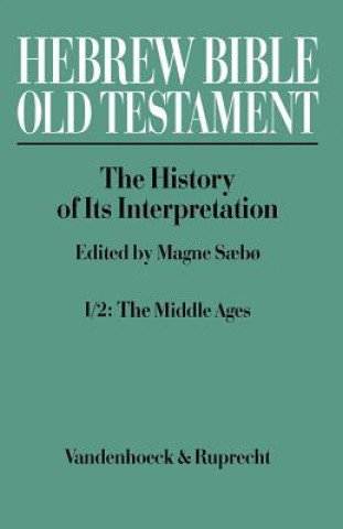 Carte Hebrew Bible / Old Testament -- The History of Its Interpretation 