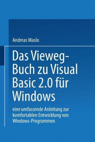 Carte Vieweg-Buch Zu Visual Basic 2.0 F r Windows Maslo Andreas