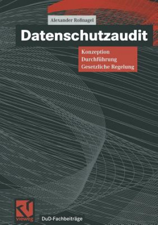 Knjiga Datenschutzaudit Alexander Rossnagel