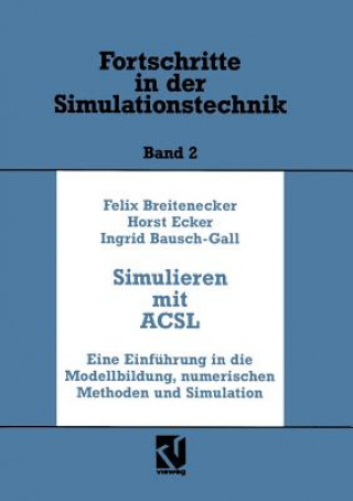 Knjiga Simulation Mit Acsl Felix Breitenecker