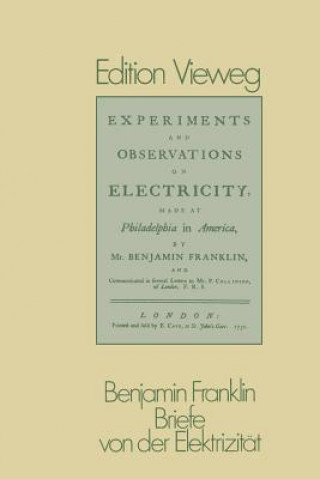 Kniha Briefe Von Der Elektrizitat Benjamin Franklin